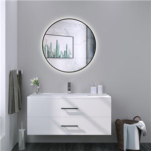 Backlit Circular Mirror